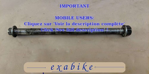 Axe roue avant - roue, pour