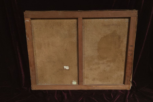 Tableau ancien peinture huile - tableau,