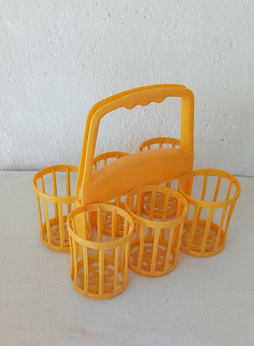 Porte bouteilles jaune - bouteilles,