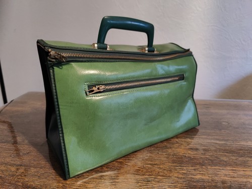 Sac main skaï vintage - main,