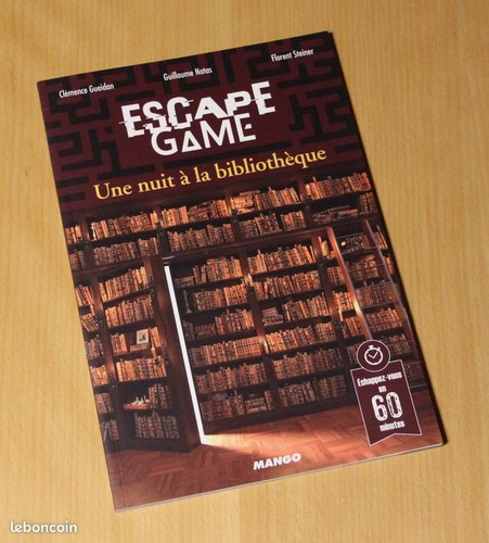 Livre escape game - escape,