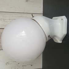 ancienne applique porcelaine art d'Eco pour salle de bain