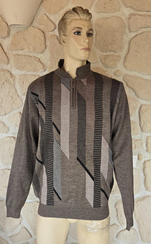 Pull marron avec - , neuf