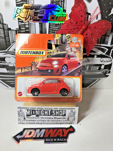 Matchbox fiat 500 turbo 2019 - matchbox,