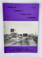 Magazine tramways vapeur secondaires 1983 26 chemin de fer PAU OLORON MAULéON