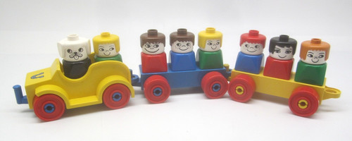 Lot vintage duplo figures - vintage,