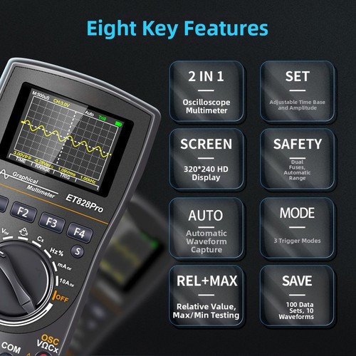 Oscilloscope portable et828pro - portable,