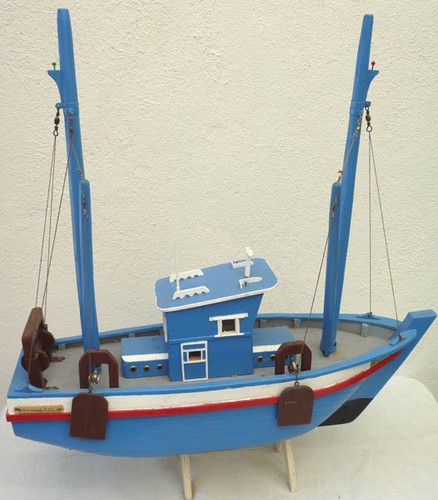 Maquette chalutier bateau - de,