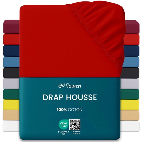 Drap housse 90x190cm jersey - housse,