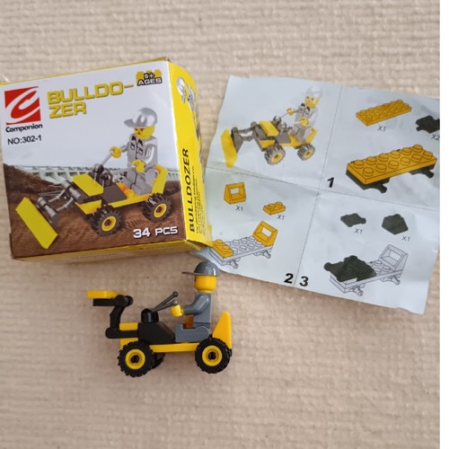 Mini bulldozer bloc