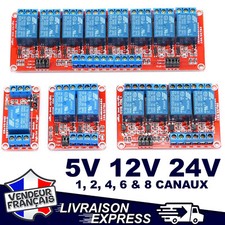 MODULE 5V 12V 24V RELAIS 1 2 4