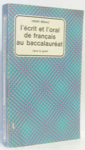 écrit oral français - l?écrit, et