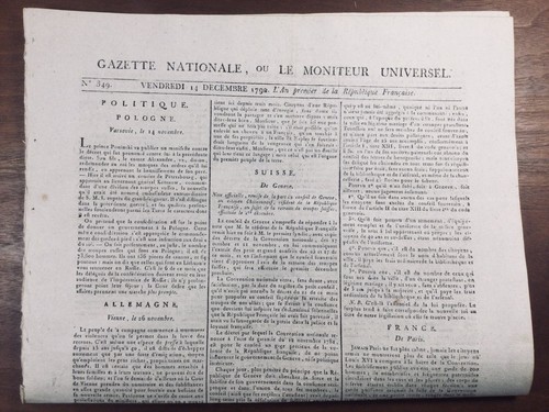 Procès roi louis xvi 1792 - roi,