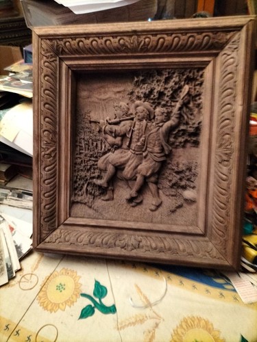Magnifique tableau sculpture
