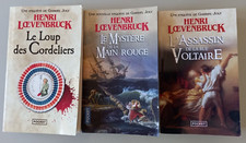Lot de trois livres Henri
