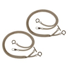  2 Pcs Chaîne De Montre Poche
