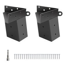 Lot de 2 supports de support de cerf résistants pour poteaux en bois 4x4 pour u