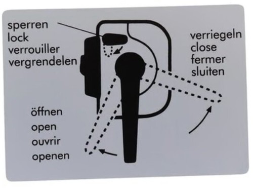 Autocollant information - autocollant, d'information