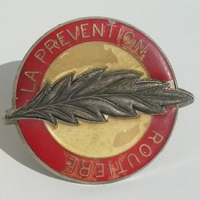 BADGE PREVENTION ROUTIERE PLAQUE AUTOMOBILE CALANDRE EMBLEME
