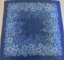 Foulard 100% Pure Soie Vintage