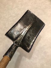 Outil Ancien Grande Pelle À Charbon Cendre Cheminée Jardin Jardinage