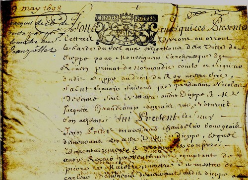 1698 dieppe rachat - rachat, rente