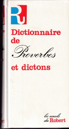 Dictionnaire proverbes et - dictionnaire, de