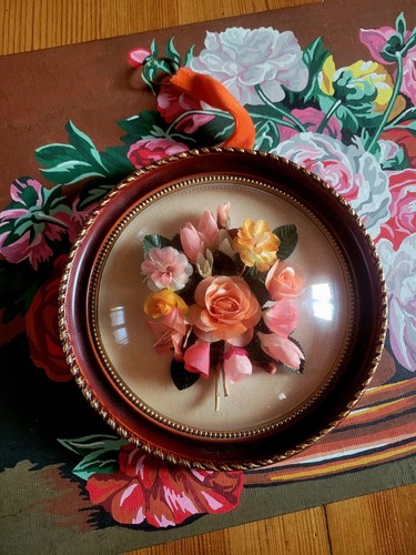 Petit cadre rond vintage - cadre, en