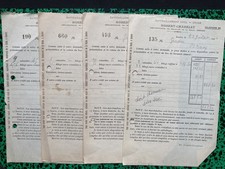 facture ravitaillement civil Sucre - Issoire Puy-de-Dôme années 1920