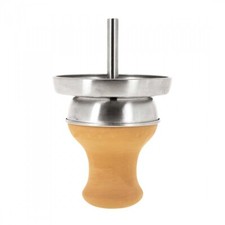 ensemble système de chauffe pour chicha avec foyer en terre cuite