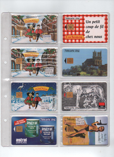 Telecartes privees unités - telecartes,