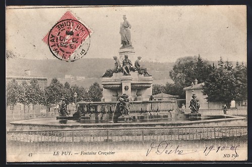 Cpa puy fontaine crozatier - cpa, puy,