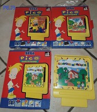 Lot De 3 Sega Pico Logistoire - Winnie/Richard Scarry's/Professor Pico -Bon État