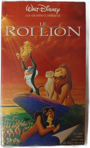 Vhs roi lion walt - le,