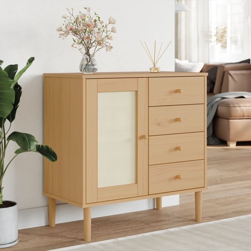 Buffet aspect rotin armoire - buffet,