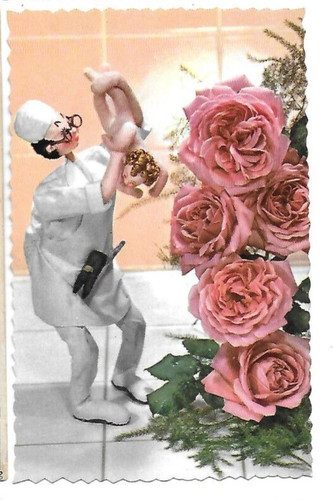 Carte postale poupées - postale,