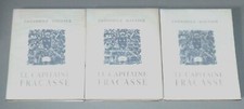 Théophile GAUTIER Le Capitaine Fracasse 1944 3 tomes ill Lucien BOUCHER