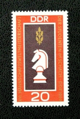 Timbre echecs schach - /,