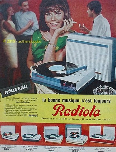 Publicite radiola transistor - publicite,