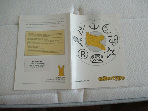 Catalogue adlertype ed - catalogue, 49