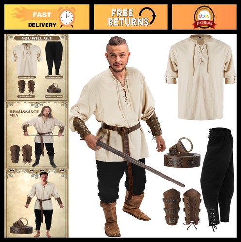 Pcs men medieval - men's,