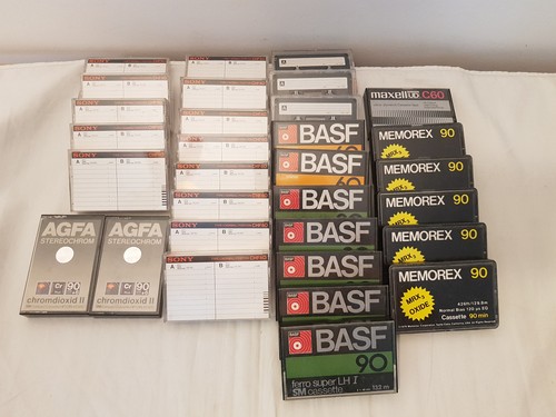 Lot cassettes audio vierges - lot,