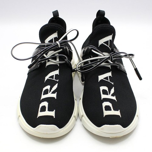 Prada 1e344l logo knit socks - prada,