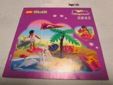 Lego Notice Instruction du 5845 Belville Dolphin Show Dauphin plage