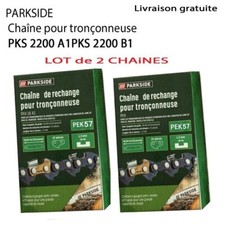 PARKSIDE 2 Chaînes  tronçonneuse PKS 2200 A1  .PKS 2200 B1  .