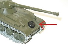 solido, 1 roue gallet de secours en métal peint pour AMX 13 militaire (R100)