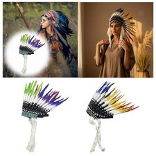 Coiffe indienne à plumes pour