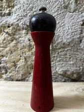 Ancien Moulin à Poivre Morel Design – Bois Rouge & Noir – Made in France