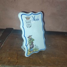 Menu Porte menu en faïence à