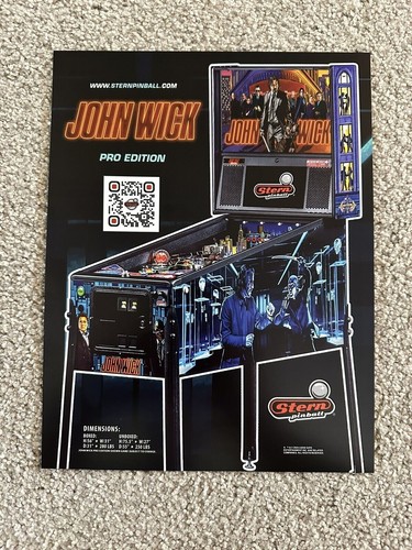 John wick pro stern pinball - wick,